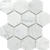 Bianco Carrara Hexagon Honed 75mm 1TIL0001