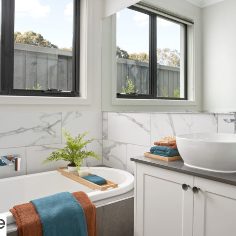 Boutique Homes - Riviera 32 @ Rathdowne Estate, Wollert - OVEFK1301 300x600 Silver Statuario Glazed Satin