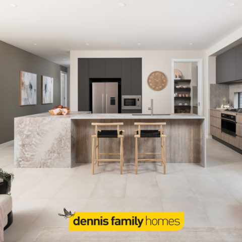 Dennis Family Homes - Balmoral 443 @ Newgate Estate, Tarneit - VOLFQ1504 450x900 Margres Tool White Natural Rectified / DHALA08138 Montage Soho Jackrabbit Herringbone Mosaic