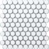 Zen Dots White Gloss 30mm 1TIL0157