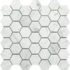 Bianco Carrara Hexagon Honed 48mm 1TIL0020